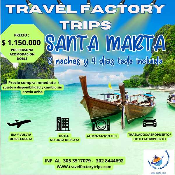 Santa Marta rodadero 3 estrellas enero a marzo